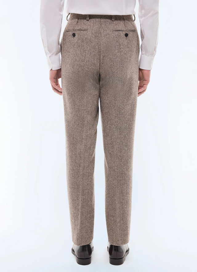 Men's virgin wool trousers Fursac - P3GALO-GX02-G018