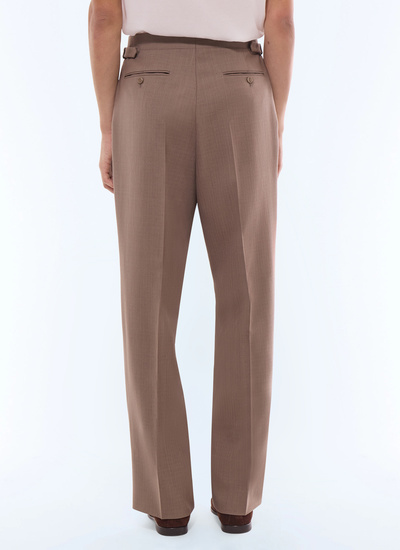 Men's virgin wool and mohair ripstop weaved trousers Fursac - P3GARG-JC20-G014