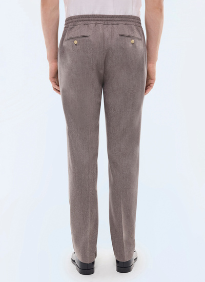 Men's certified wool flannel trousers Fursac - P3CVOK-EC29-G015