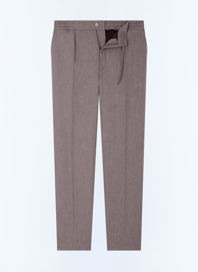 Men's taupe brown trousers Fursac - P3CVOK-EC29-G015