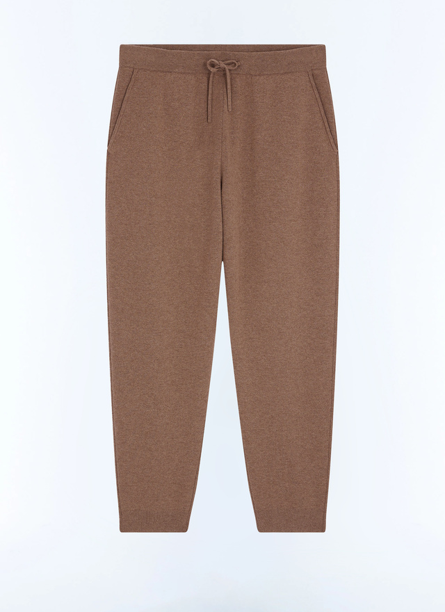 Men's brown wool and cotton trousers Fursac - P3EJOG-EA12-G014