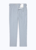 Cotton canvas trousers with stripes - P3BXIN-DX05-D004