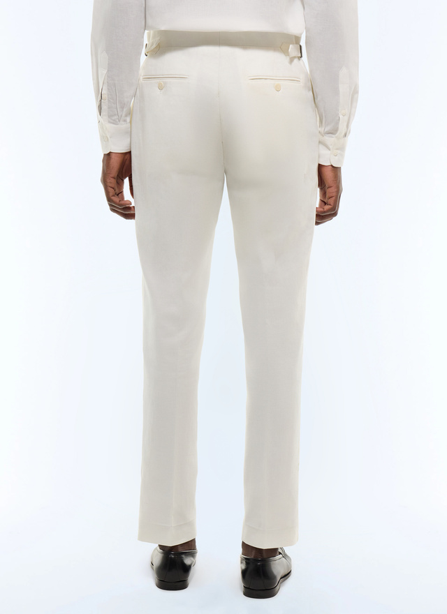 Men's cotton and linen trousers Fursac - P3EXIN-JX08-A001