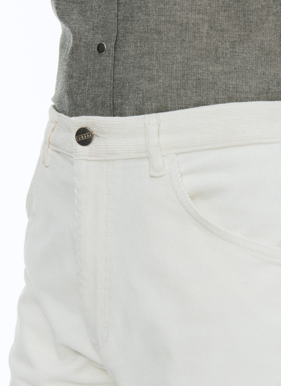 Men's white trousers Fursac - P3VLAP-TP22-01