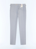 Fitted striped seersucker pants - P3EXIN-LX15-D039