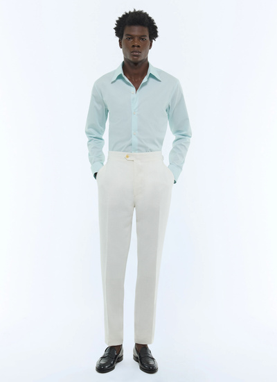 Men's white trousers Fursac - P3EXIN-FX03-A001