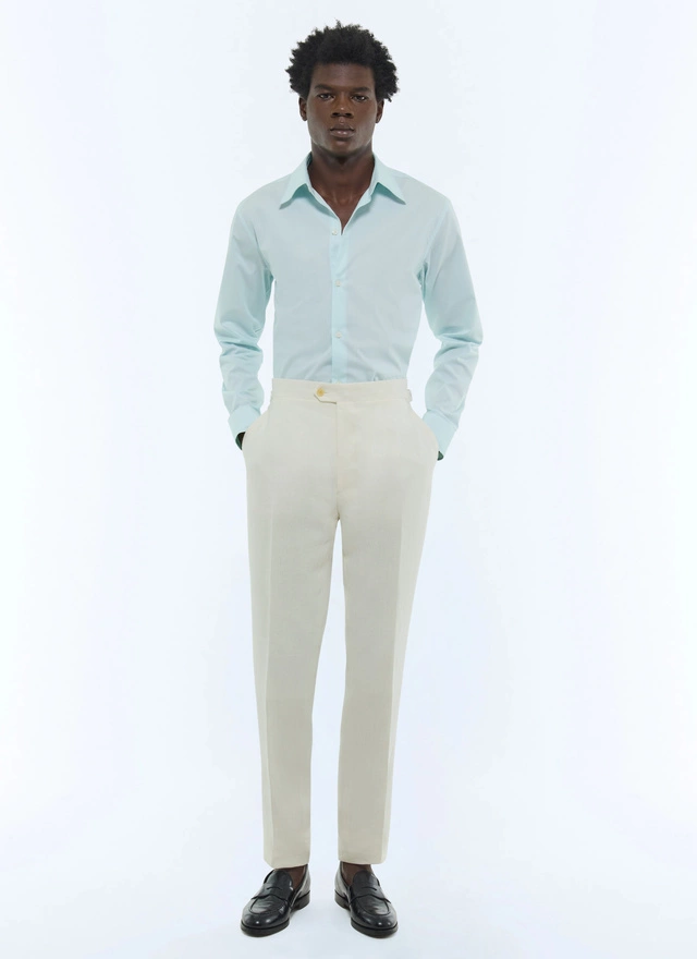 Men's white trousers Fursac - P3EXIN-FX03-A001