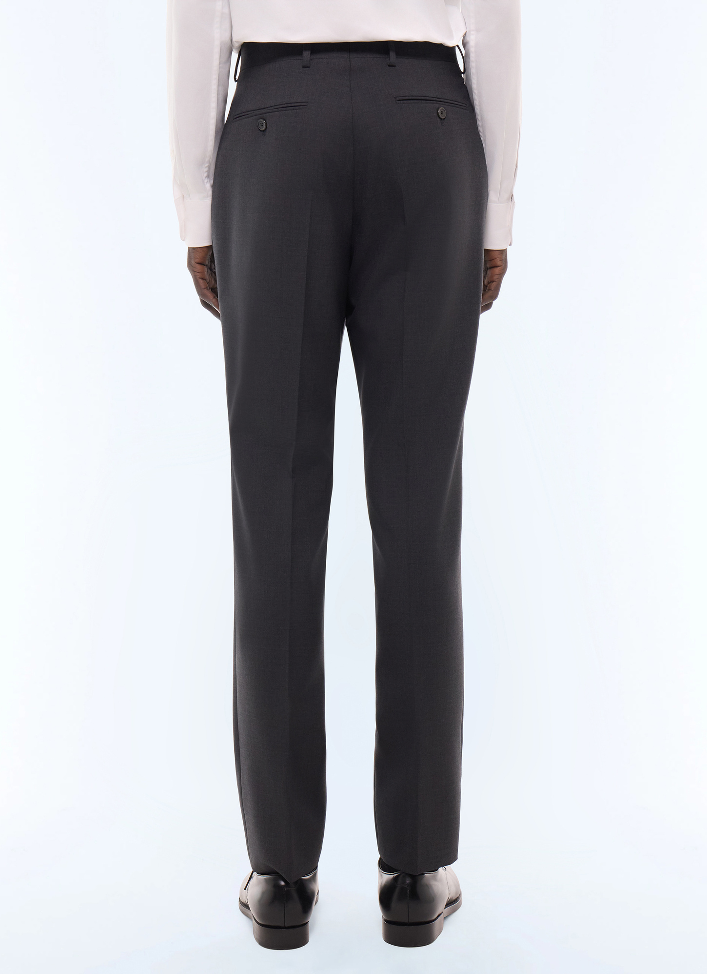 Men's main fabric: 100% virgin woolwaistband lining: 58% polyester, 42% cottonleg lining: 100% polyesterpocket lining: 58% polyester, 42% cotton trousers Fursac - P3LOXA-BV01-B022