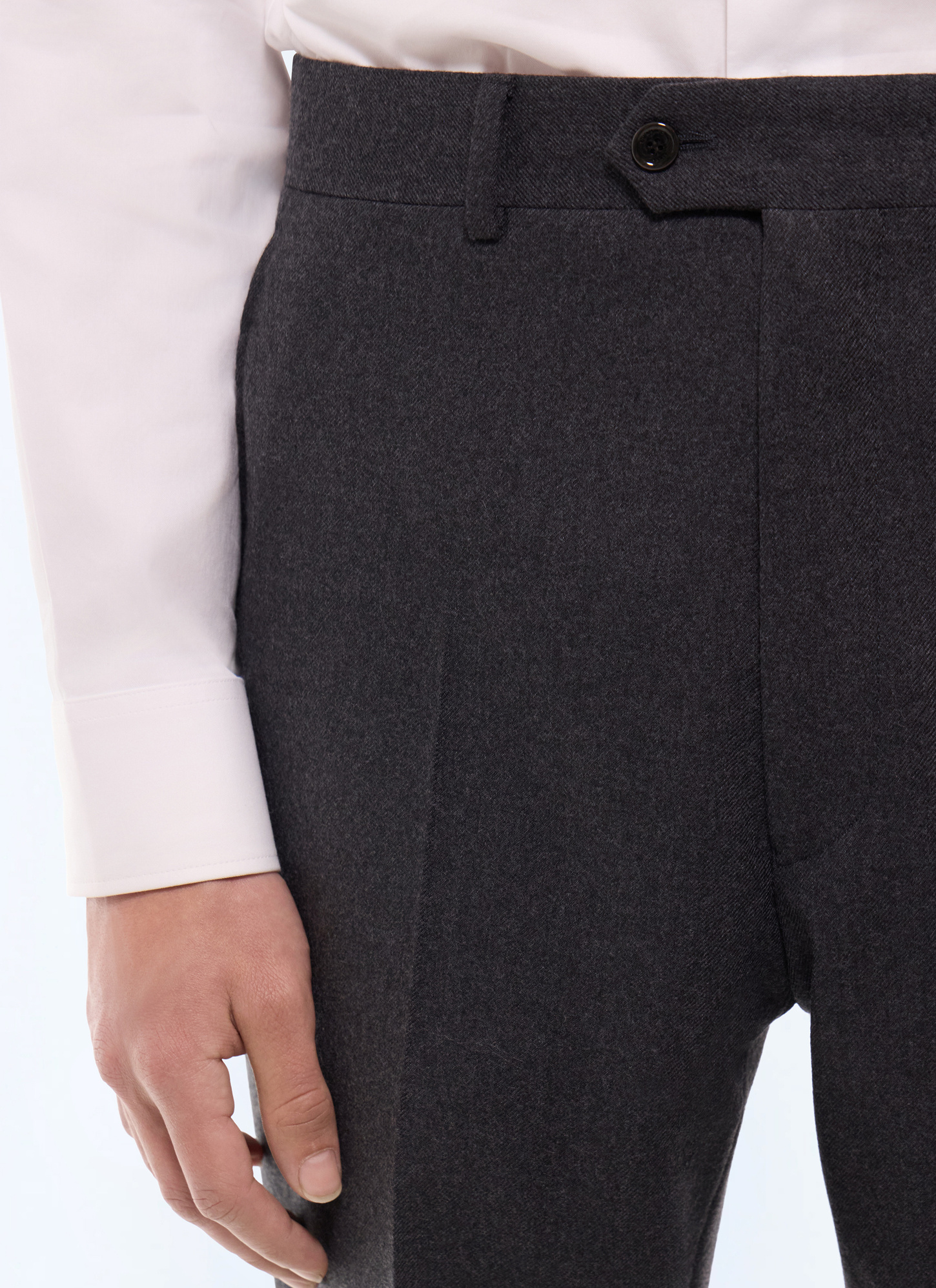 Men's anthracite trousers Fursac - P3LOXA-LC17-B021