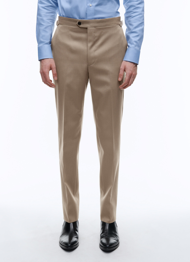 JPRFRANCO Slim Fit Tailored Trousers  Beige  Jack  Jones