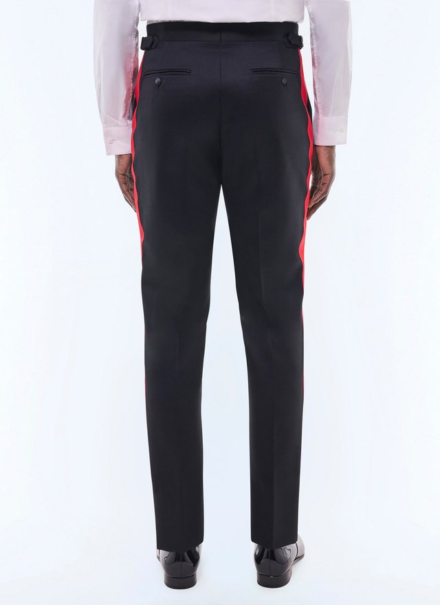 Men's black trousers Fursac - P3GALA-EP03-B020