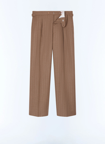 Men's camel trousers Fursac - P3GOHA-LC13-A011