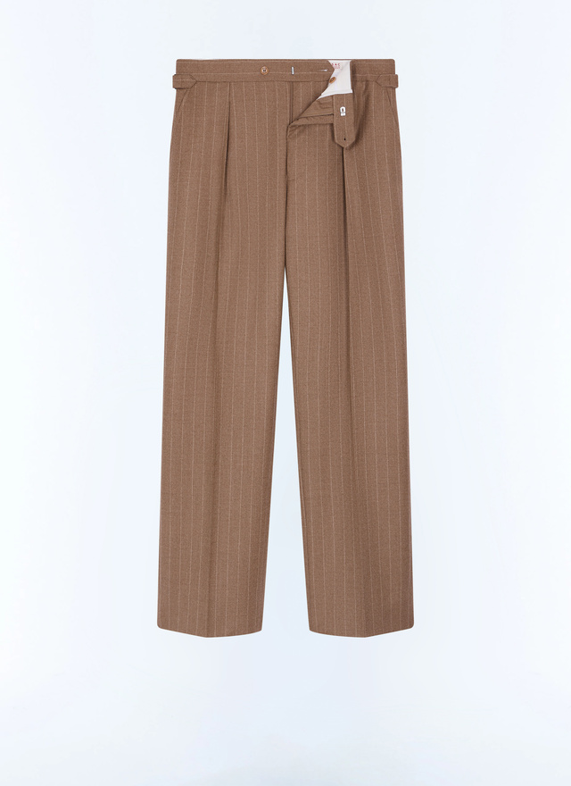 Men's camel trousers Fursac - P3GOHA-LC13-A011