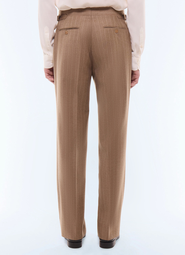 Men's camel trousers Fursac - P3GOHA-LC13-A011