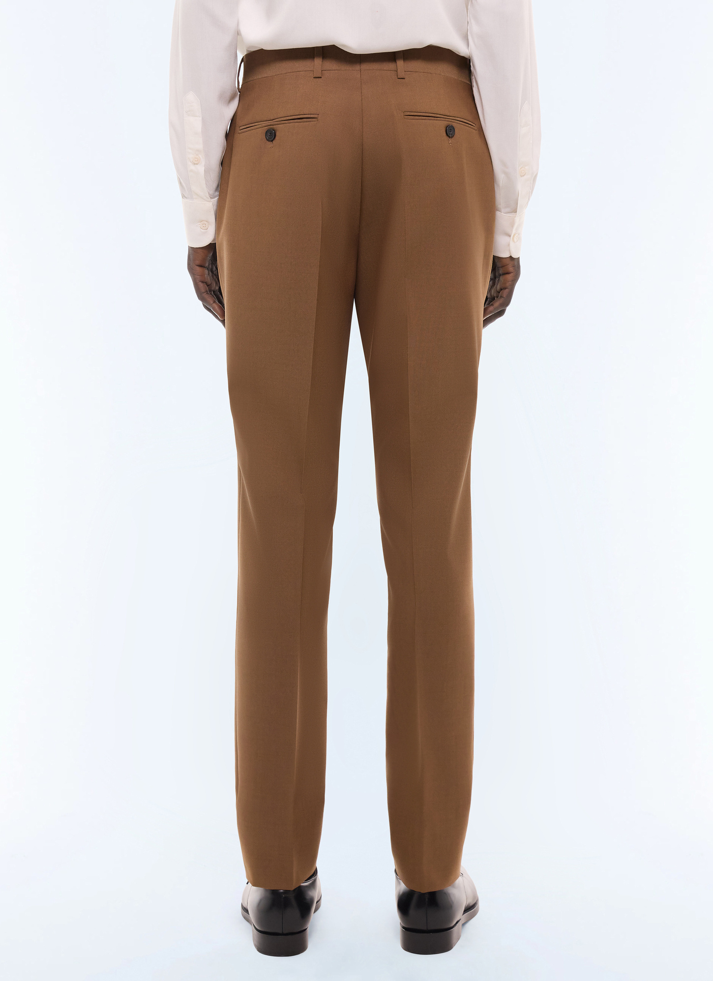 Men's main fabric: 100% virgin woolwaistband lining: 65% polyester, 35% cottonleg lining: 100% polyesterpocket lining: 65% polyester, 35% cotton trousers Fursac - P3LOXA-LC20-A011