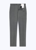 Charcoal grey wool canvas trousers - 22HP3VOXA-AC08/22
