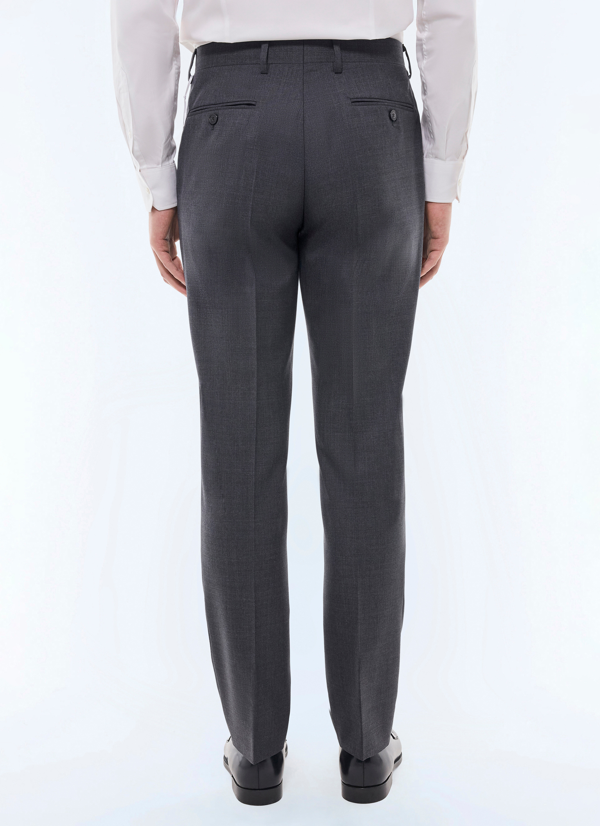Charcoal Grey Suit Trousers for Men - Fursac - P3VOXA-CC64-B029