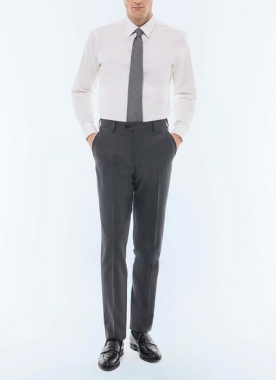 Men's charcoal grey trousers Fursac - P3VOXA-CC64-B029