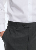 End-on-end virgin wool fitted trousers - P3VOXA-CC64-B029