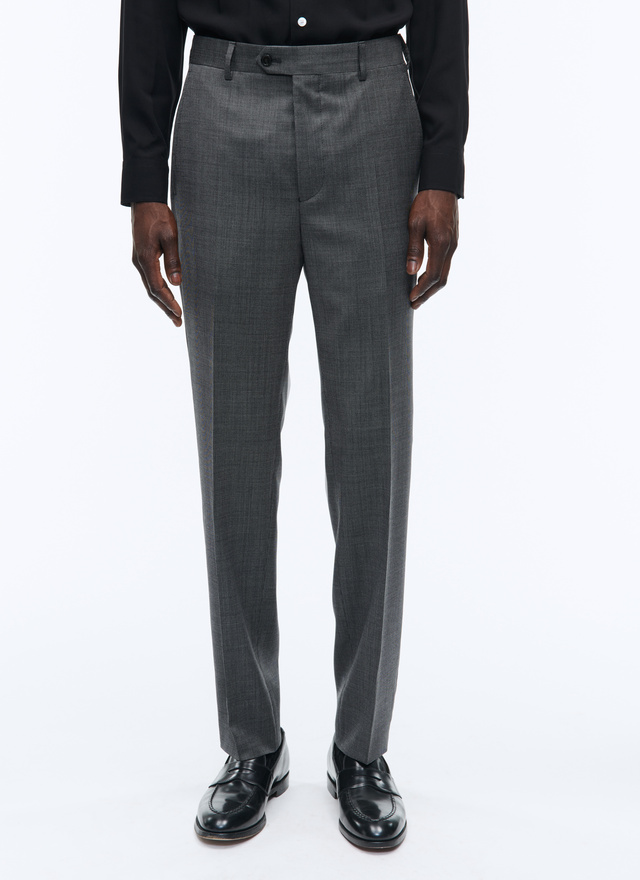 Shop WES Formals Charcoal RelaxedFit Trousers Online  Westside