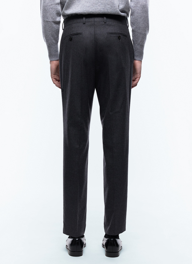Men's certified virgin wool flannel trousers Fursac - P3VOXA-EC29-B022