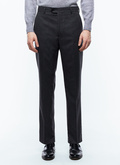 Slim fit pants in certified wool - P3VOXA-EC29-B022
