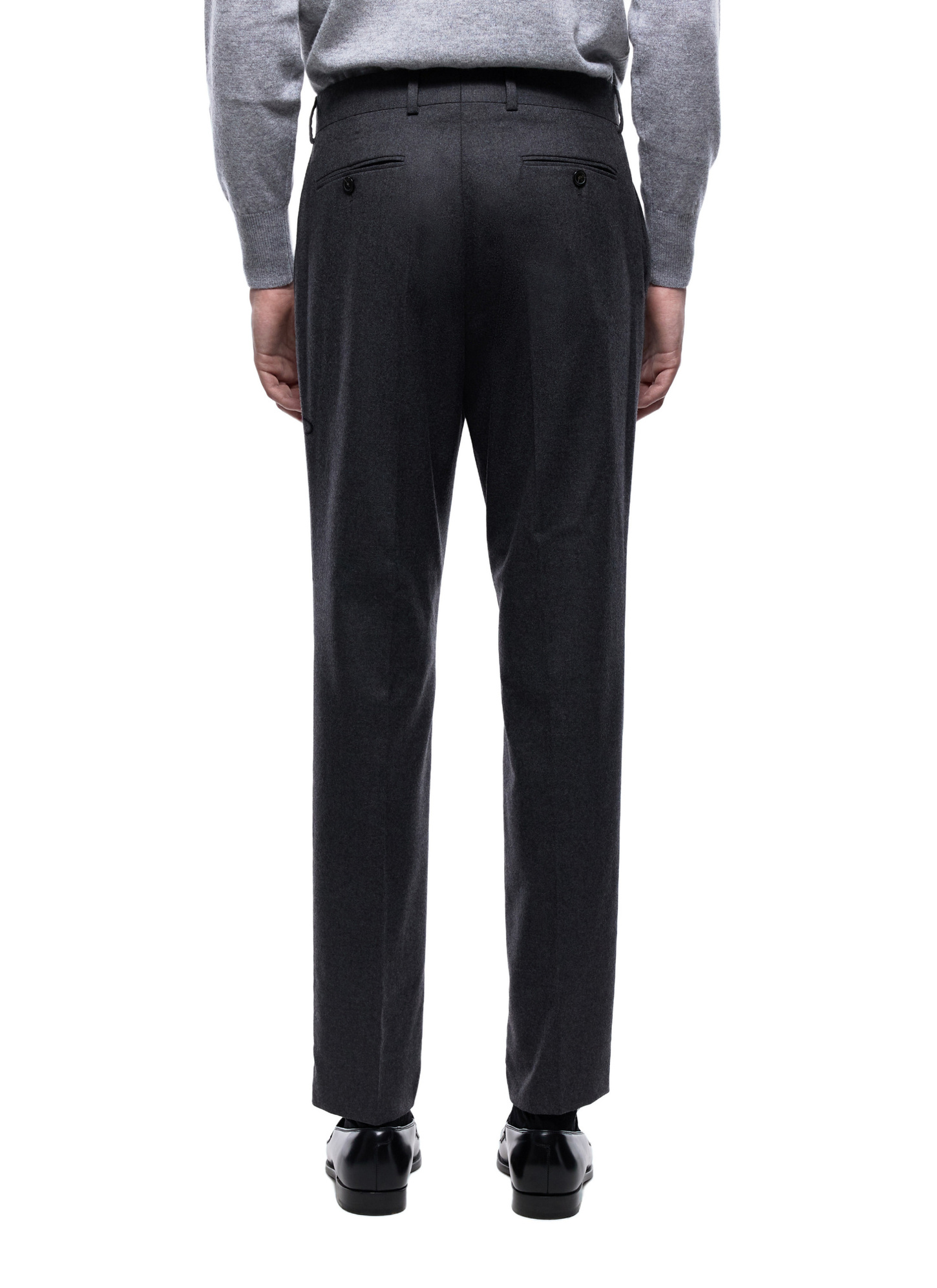 Men's charcoal grey trousers Fursac - P3VOXA-EC29-B022