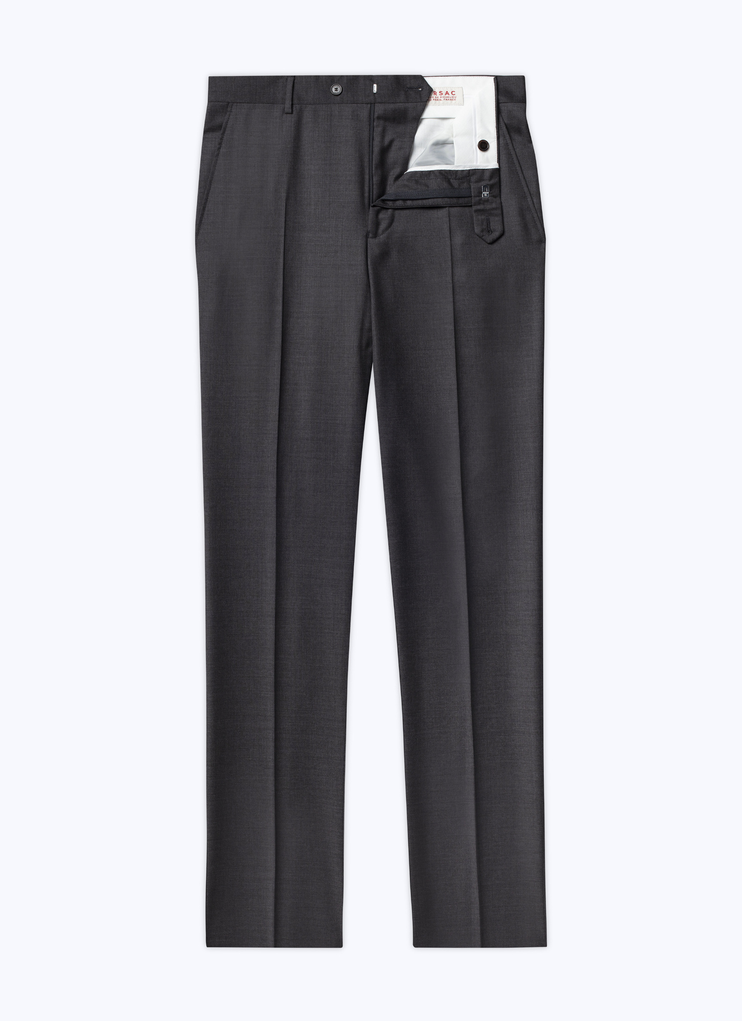 Men's grey itravel wool trousers Fursac - P3VOXA-F567-29