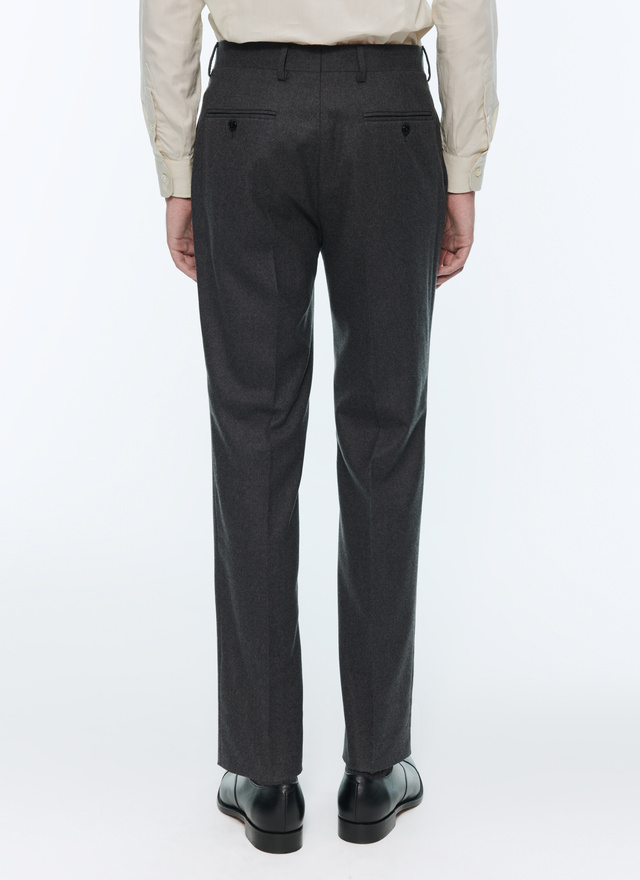 Men's blended wool flannel trousers Fursac - P3VOXA-OC55-22
