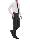 Fitted wool flannel suit pants - P3BIXA-EC29-H011
