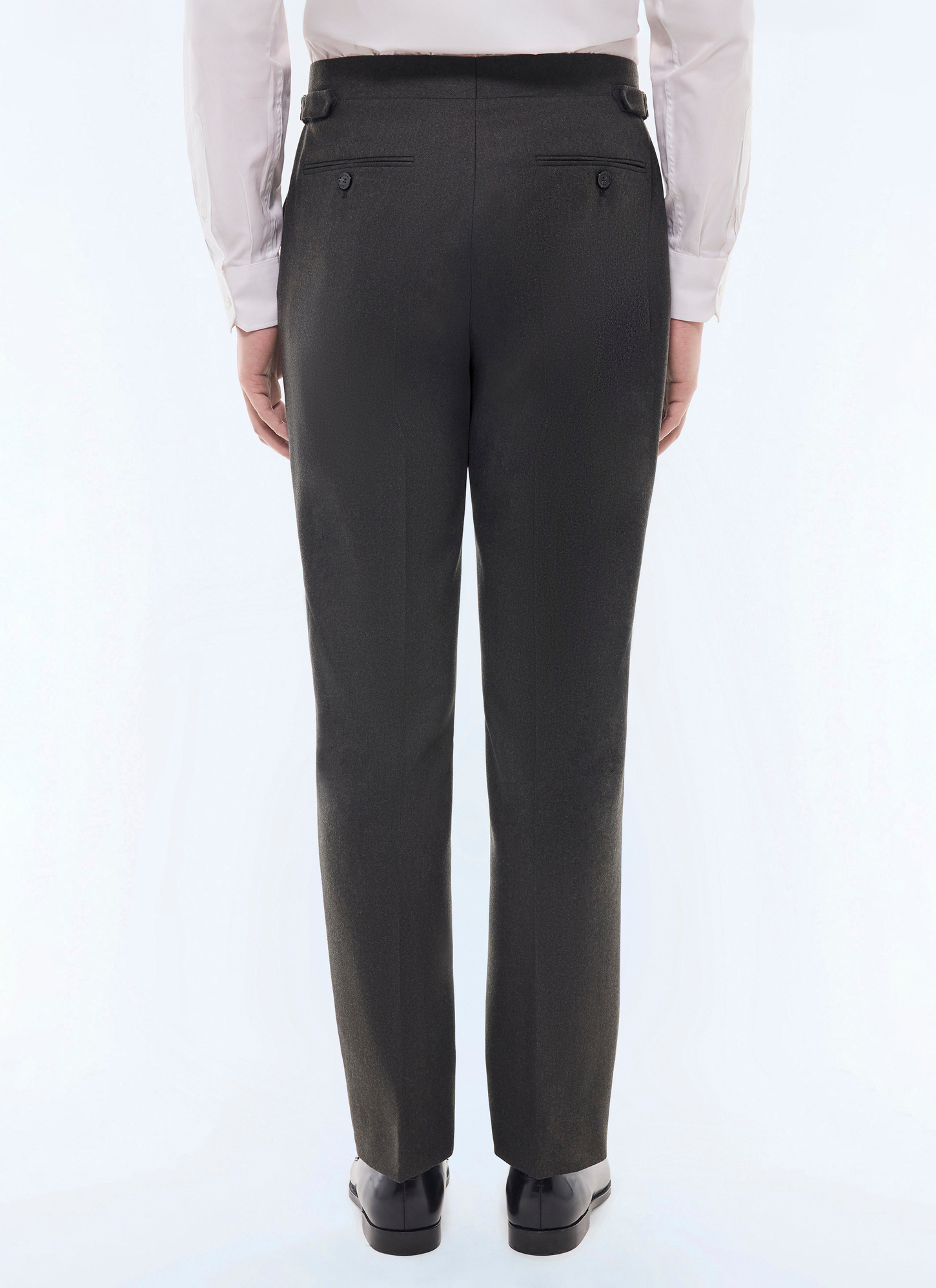 Men's certified wool flannel trousers Fursac - P3BIXA-EC29-H011