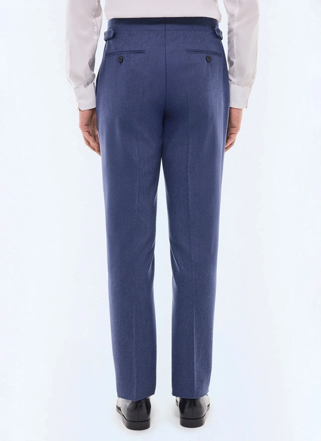 Men's certified wool flannel trousers Fursac - P3BIXA-EC29-D012