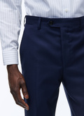 Wool serge trousers - P3VOXA-AC02-30