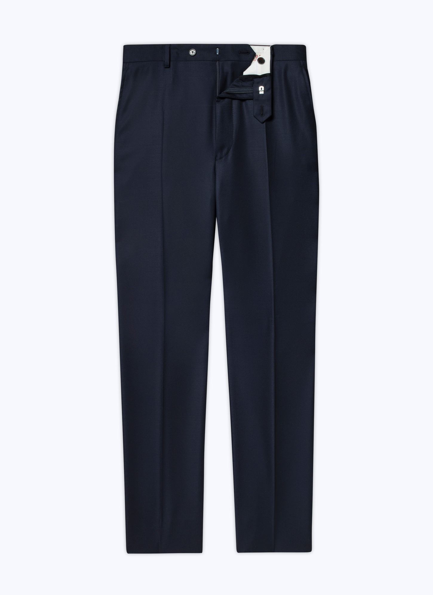 Men's blue, navy blue virgin wool trousers Fursac - P3VOXA-AC02-30