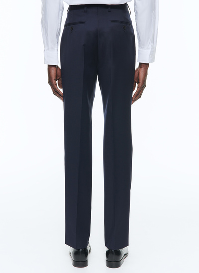 Men's navy blue trousers Fursac - P3VOXA-AC80-31