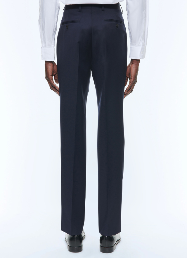 Men's navy blue trousers Fursac - P3VOXA-AC80-31