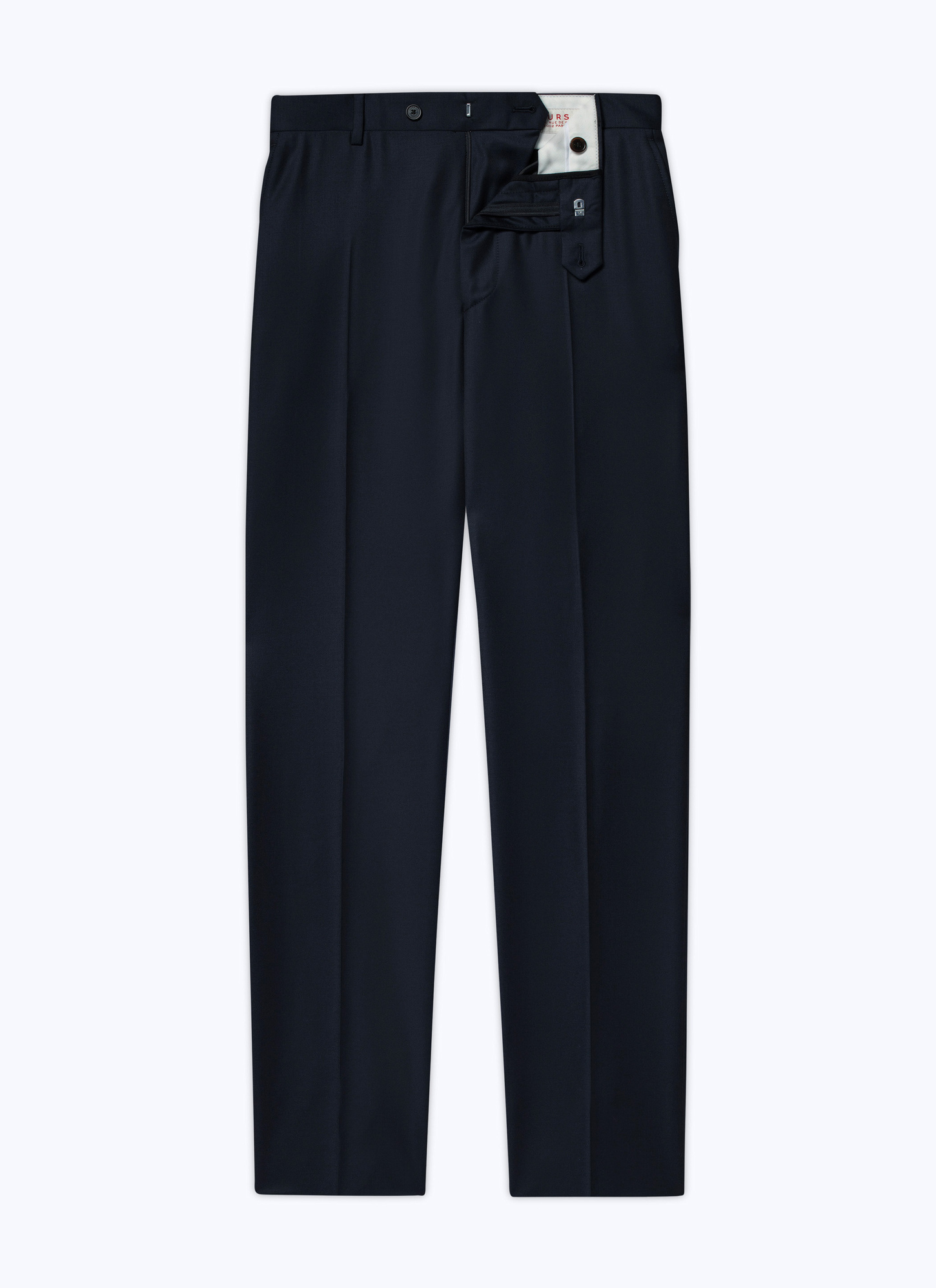 Men's blue, navy blue virgin wool canvas trousers Fursac - P3VOXA-BC51-31