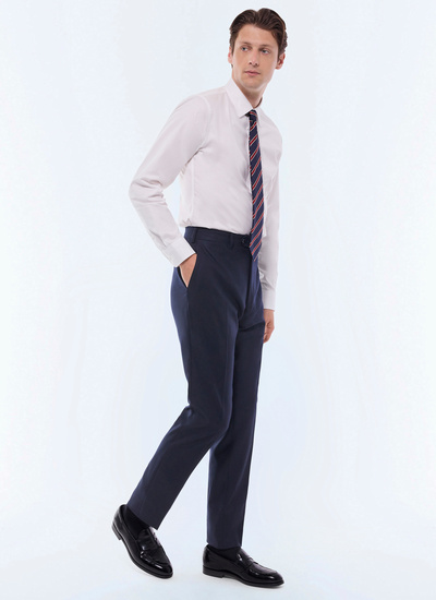 Men's navy blue trousers Fursac - P3VOXA-EC29-D030
