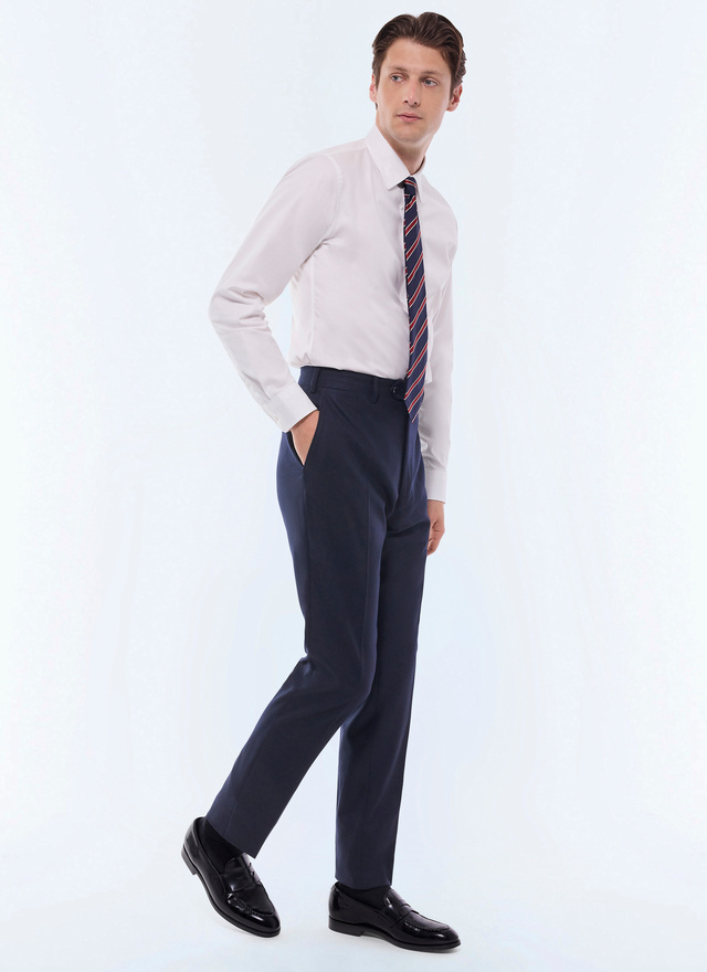 Men's navy blue trousers Fursac - P3VOXA-EC29-D030