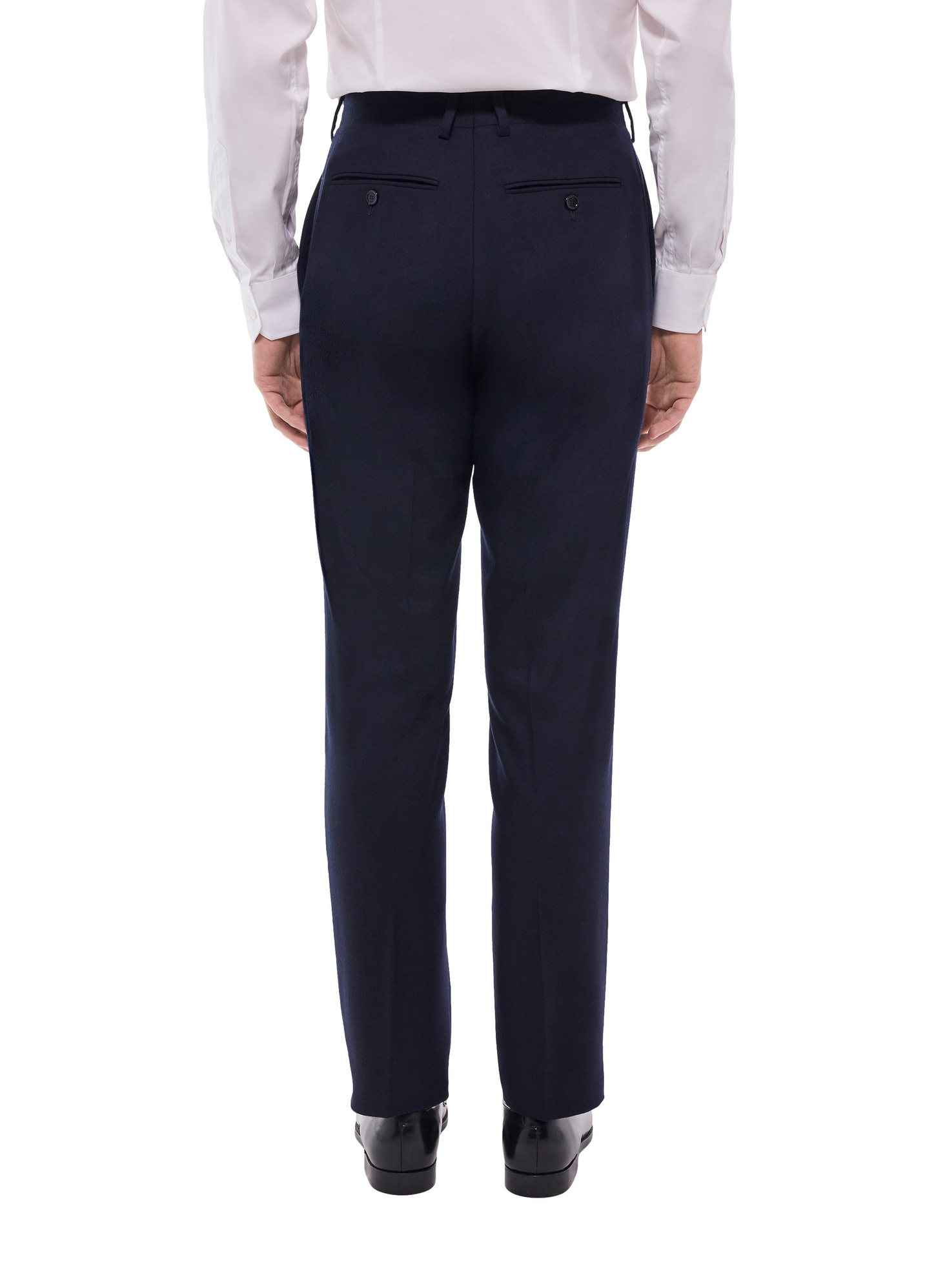 Men's certified virgin wool flannel trousers Fursac - P3VOXA-EC29-D030