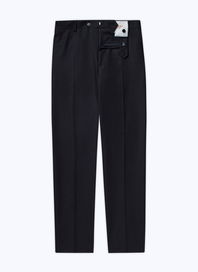 Men's navy blue trousers Fursac - P3VOXA-OC55-31