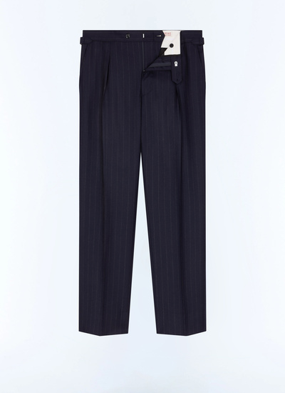 Men's navy trousers Fursac - P3GOHA-LC13-D030