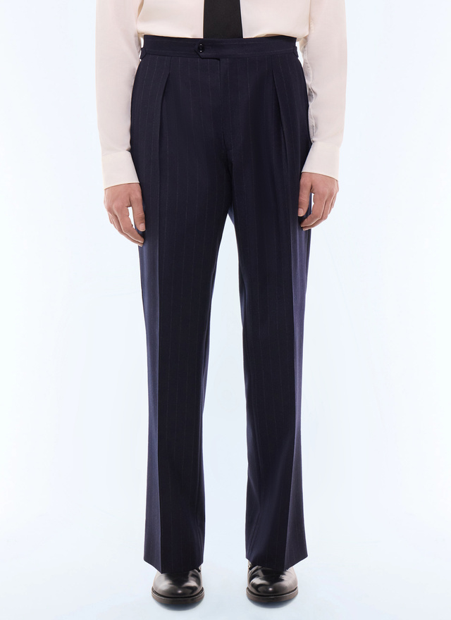 Men's navy trousers Fursac - P3GOHA-LC13-D030