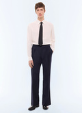 Striped wool suit trousers - P3GOHA-LC13-D030