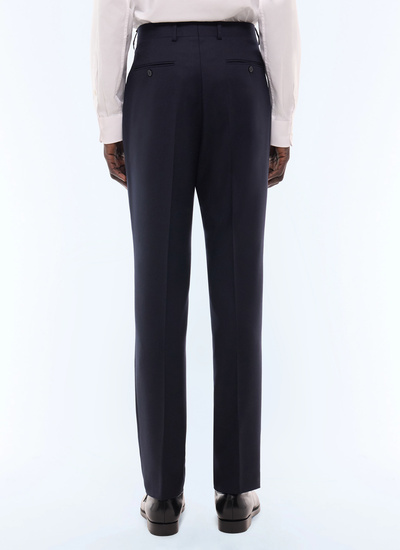 Men's main fabric: 100% virgin woolwaistband lining: 65% polyester, 35% cottonleg lining: 100% polyesterpocket lining: 65% polyester, 35% cotton trousers Fursac - P3LOXA-LC14-D030