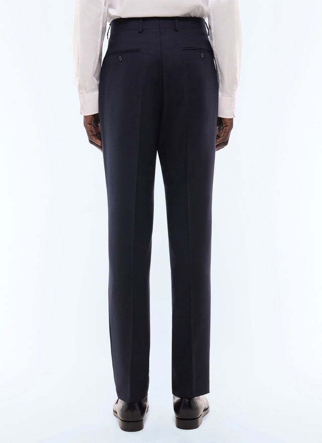 Men's main fabric: 100% virgin woolwaistband lining: 65% polyester, 35% cottonleg lining: 100% polyesterpocket lining: 65% polyester, 35% cotton trousers Fursac - P3LOXA-LC14-D030