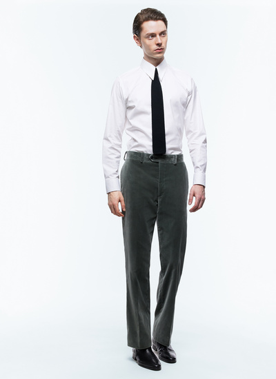 Men's sage green trousers Fursac - P3EDOT-EC21-H018