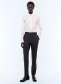 Slim-fit wool suit trousers - P3LOXA-BV01-B022