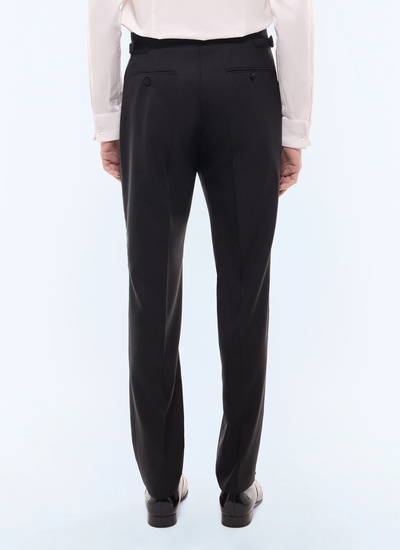Men's main fabric: 100% virgin woolwaistband lining: 58% polyester, 42% cottonleg lining: 100% polyesterpocket lining: 58% polyester, 42% cotton trousers Fursac - P3LIPY-RC47-20