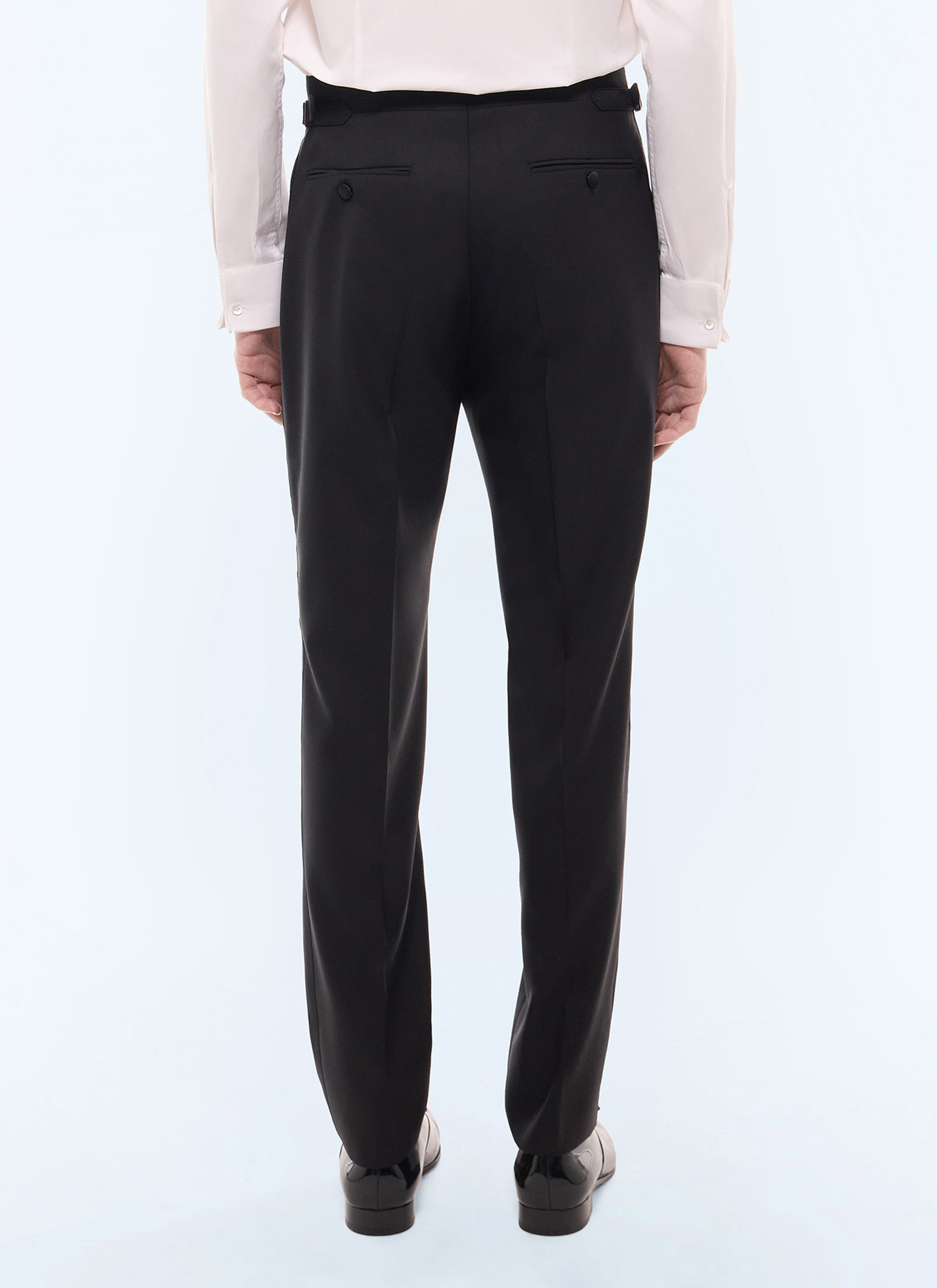 Men's main fabric: 100% virgin woolwaistband lining: 58% polyester, 42% cottonleg lining: 100% polyesterpocket lining: 58% polyester, 42% cotton trousers Fursac - P3LIPY-RC47-20